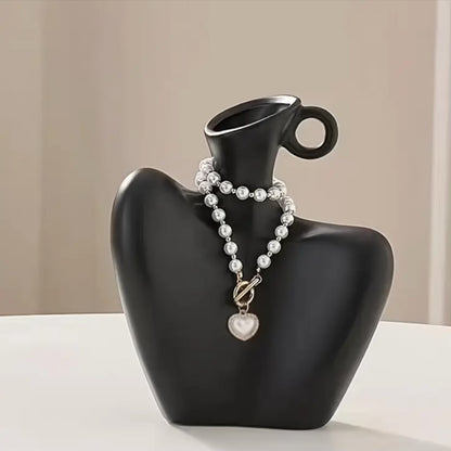 Flower vase and jewelry display stand