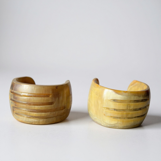 1 African Cow horn hand made bangled